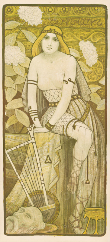 Salomé, 1898. Creator: Paul Berthon.