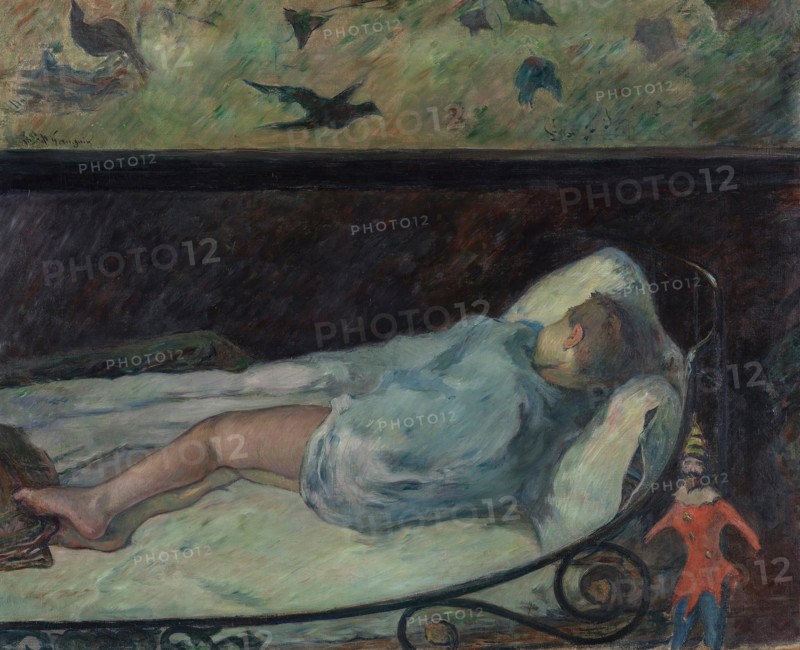 The Little Dreamer (La Petite Rêveuse), 1881. Creator: Paul Gauguin.