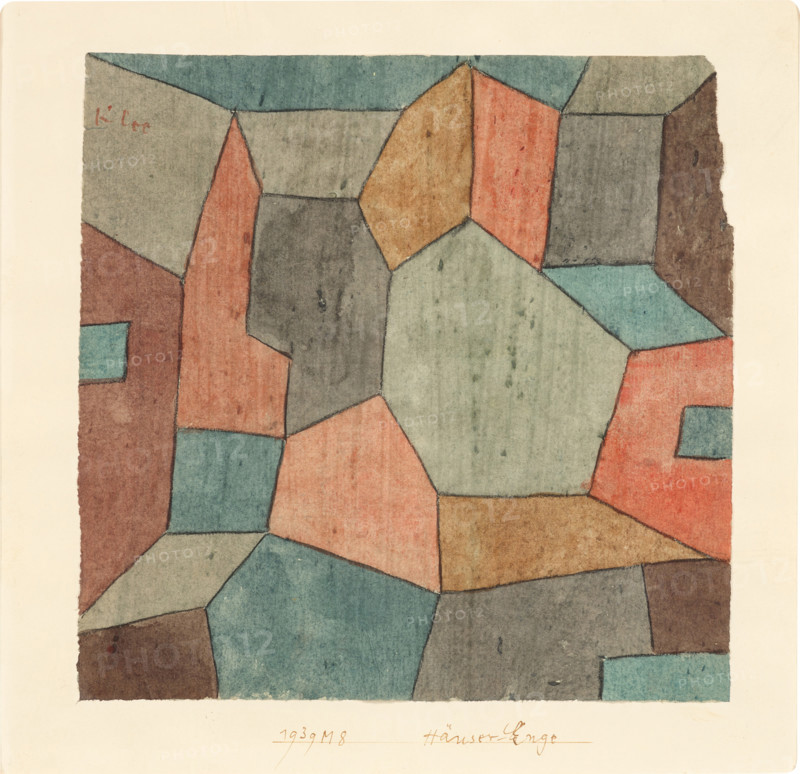 Clustered Houses, 1939. Creator: Paul Klee.