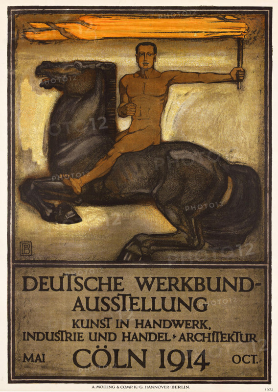 German Werkbund Exhibition, 1914. Creator: Peter Behrens.