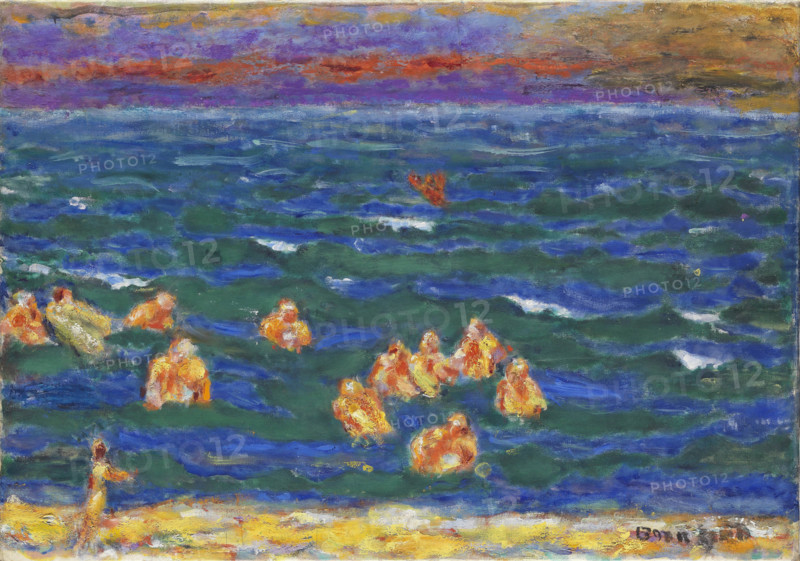 Bathers at the end of the day, c1945. Creator: Pierre Bonnard.
