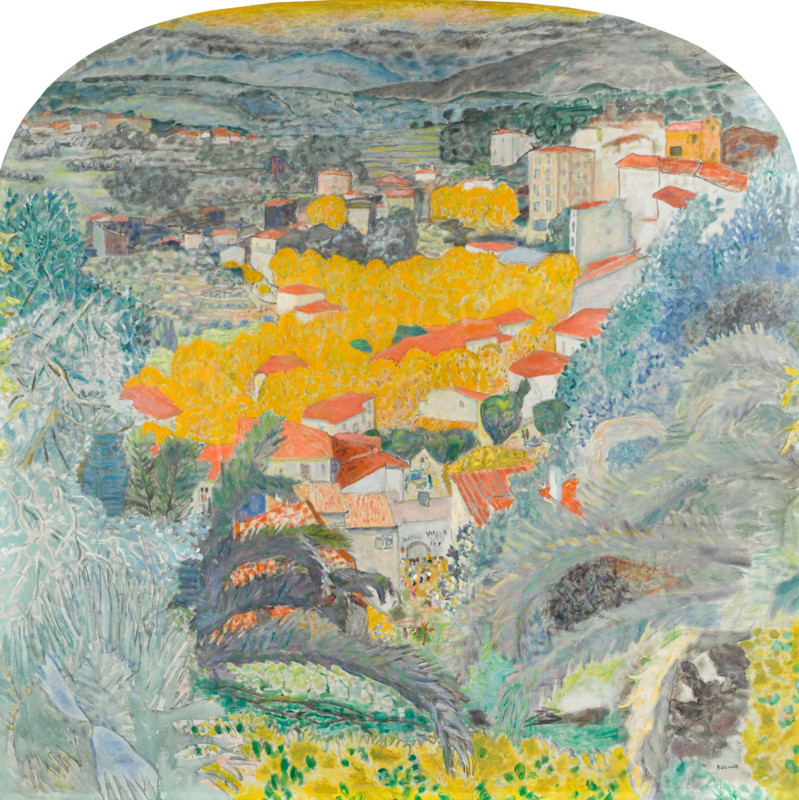 View of Le Cannet, 1925. Creator: Pierre Bonnard.
