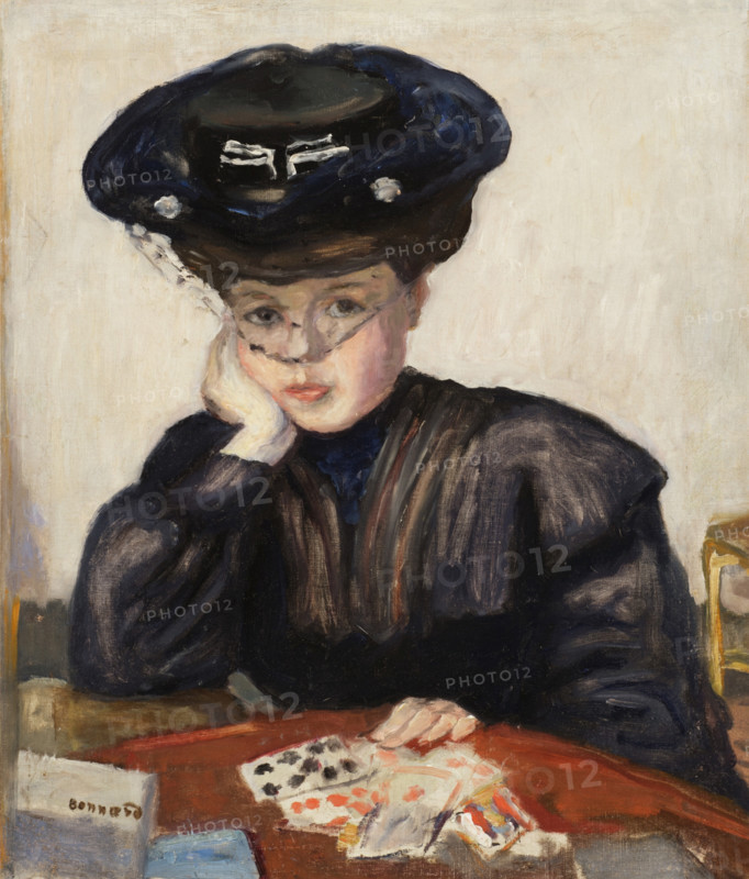 Femme faisant une réussite, c1905. Creator: Pierre Bonnard.