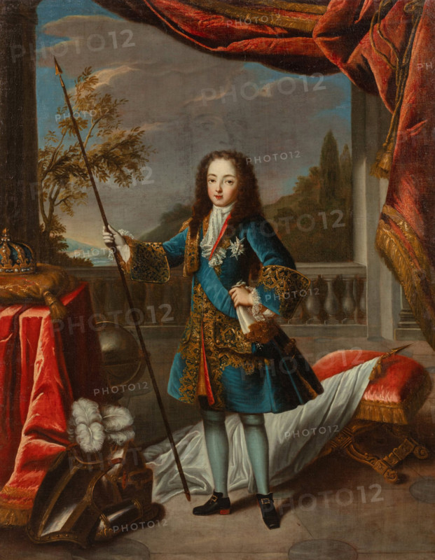 Portrait of the King Louis XV of France (1710-1774), c1715-1720. Creator: Pierre Gobert.