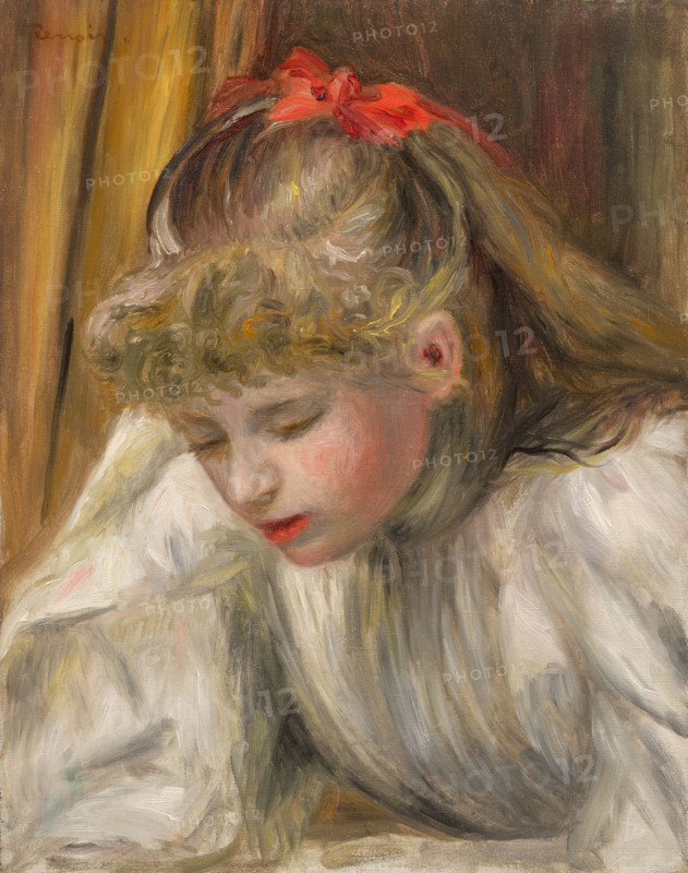 Young Girl Reading, c1890. Creator: Pierre-Auguste Renoir.