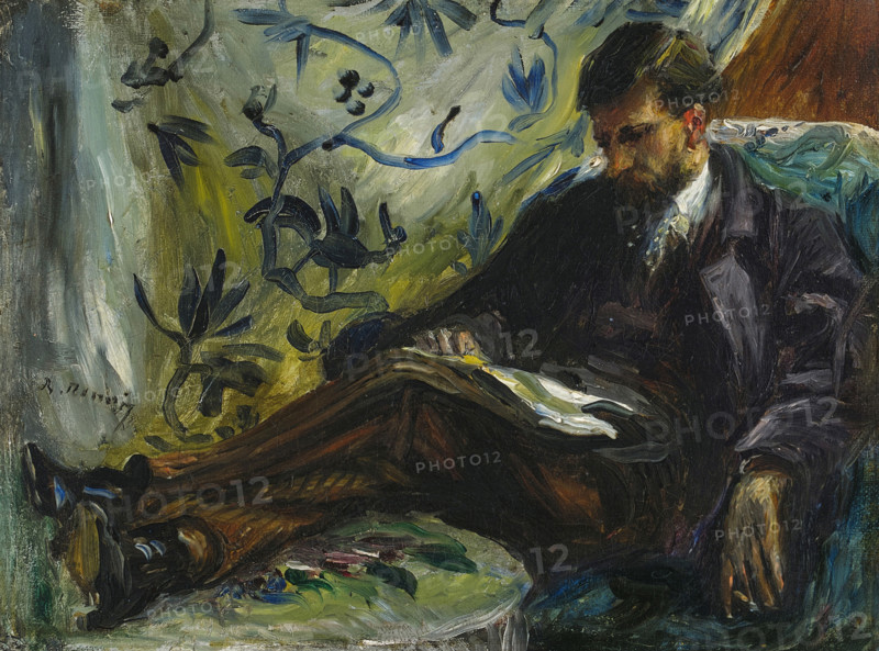 Portrait of Edmond Maître (1840-1898), 1871. Creator: Pierre-Auguste Renoir.