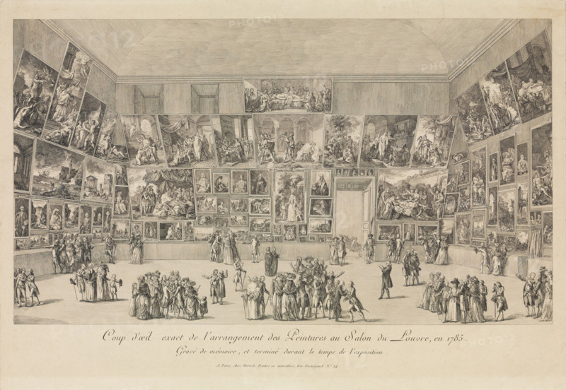 Salon de 1785 Creator: Pietro Antonio Martini.