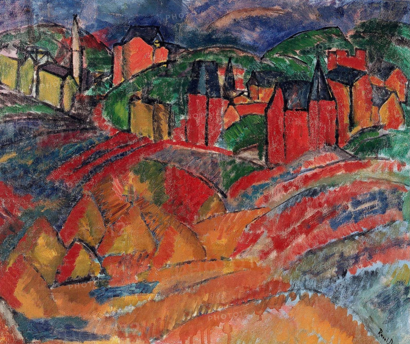 Paysage à Sainte-Adresse, 1908-1909. Creator: Raoul Dufy.