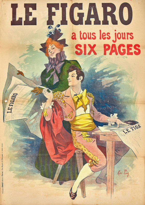 Le Figaro, 1895. Creator: Rene Pean.