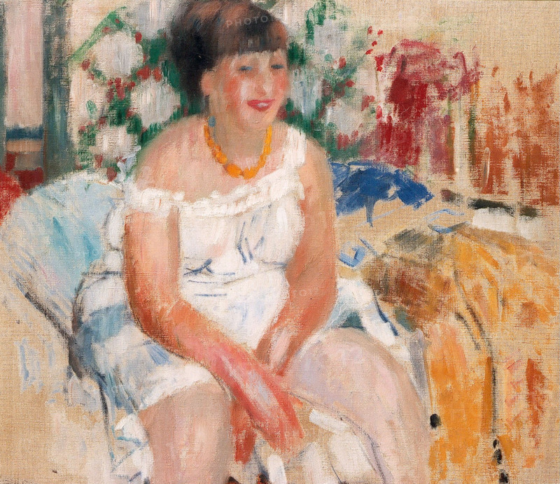 Après-midi à Boitsfort. Intérieur C, 1912. Creator: Rik Wouters.