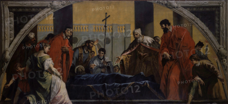 The Arrival of the Body of Saint Mark in Venice, 1728. Creator: Sebastiano Ricci.
