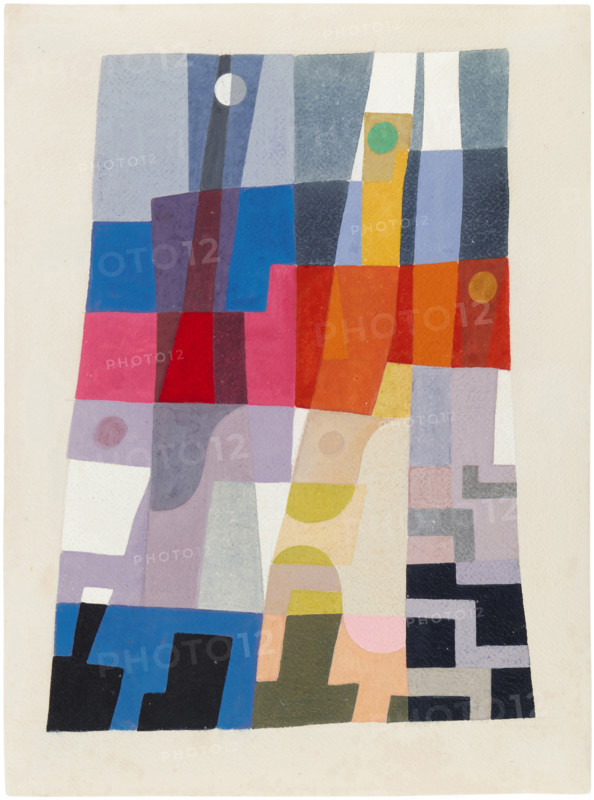 Personnages, 1926. Creator: Sophie Taeuber-Arp.