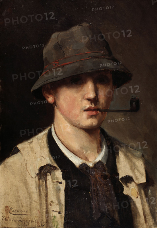 Self-portrait, c1880. Creator: Théo van Rysselberghe.