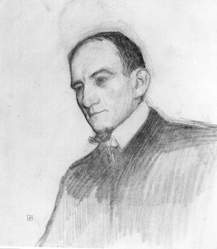 Portrait of Félix Fénéon (1861-1944), 1902. Creator: Théo van Rysselberghe.