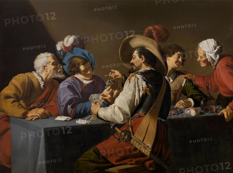 Card Players. Creator: Theodoor Rombouts.