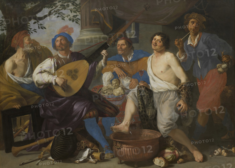 Allegory of the Five Senses, c1632. Creator: Theodoor Rombouts.