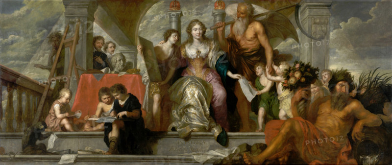 Antwerp, Nourishing the Arts, 1665. Creator: Theodor Boeyermans.
