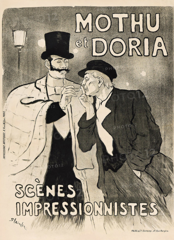 Mothu et Doria, 1893. Creator: Theophile Alexandre Steinlen.