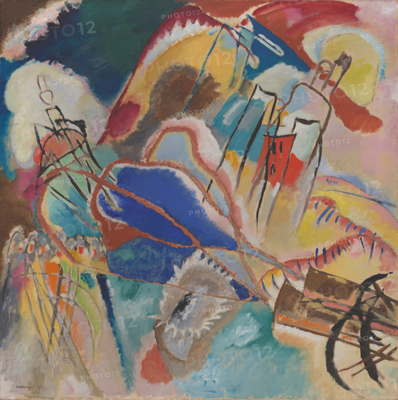 Improvisation No. 30 (Cannons), 1911-1913. Creator: Vassily Kandinsky.