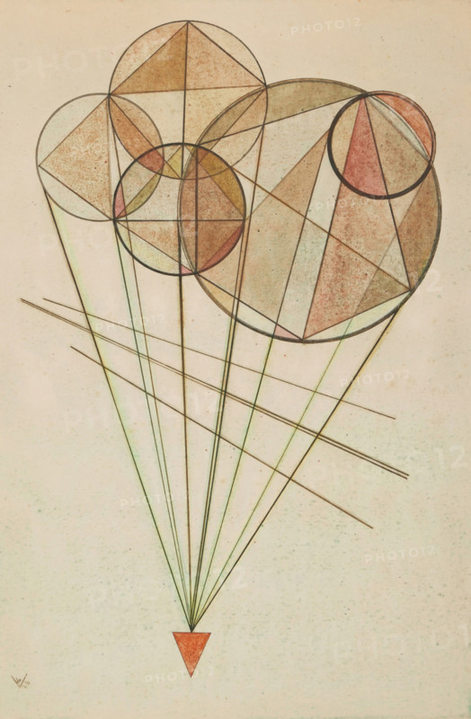 Towards One Point, 1928. Creator: Vassily Kandinsky.