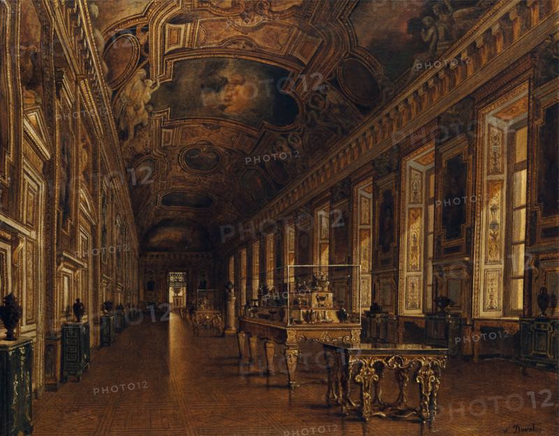 Galerie d'Apollon, Louvre. Creator: Victor Duval.