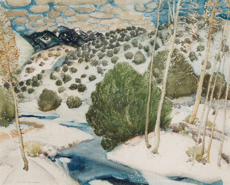 Winter Landscape. Creator: Victor Higgins.