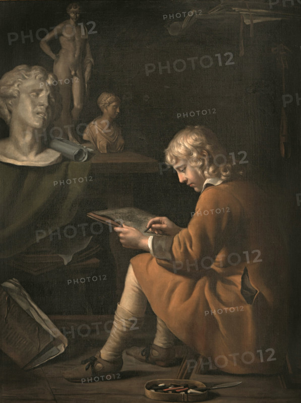 Young Draughtsman, c1650-1660. Creator: Wallerant Vaillant.