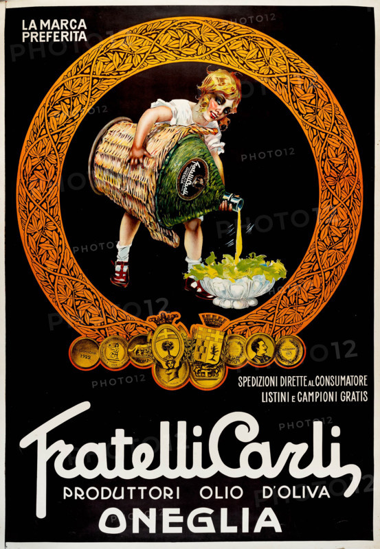 Fratelli Carli - produttori di olio di oliva, c1925. Creator: Codognato, Plinio (1878-1940).