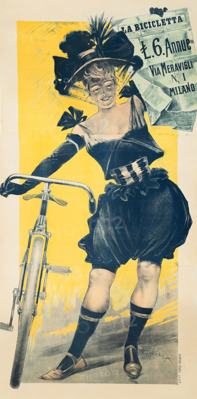 La Bicicletta, c1900. Creator: Villa, Aleardo (1865-1906).