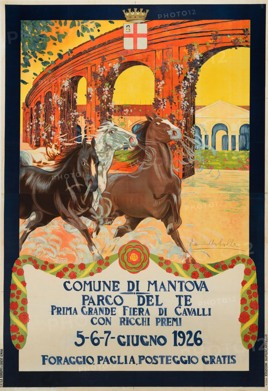 Fiera Cavalli Mantova, 1926. Creator: Colla, Camillo (active 1920s).