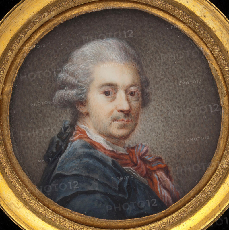 Marcello Bacciarelli with Riding Coat, 1790. Creator: Bacciarelli, Johanna Juliana Friederike (1733-1812).