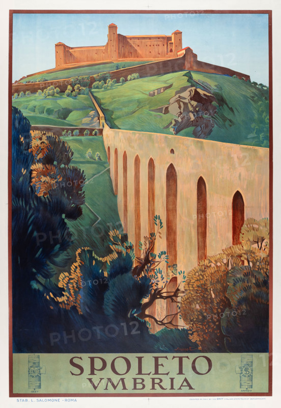 Spoleto - Umbria. Creator: Simonetti, Cesare (1862-1912).