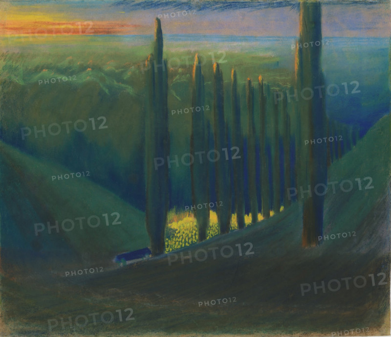Funeral Symphony IV, 1903. Creator: Ciurlionis, Mikalojus Konstantinas (1875-1911).