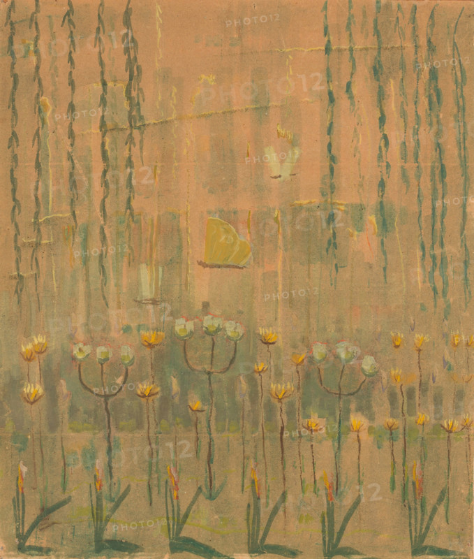 Flowers (Willows), 1908. Creator: Ciurlionis, Mikalojus Konstantinas (1875-1911).