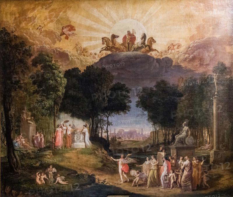 Sketch for the second curtain of the Teatro alla Scala, First quarter of 19th cen. Creator: Monticelli, Angelo (1778-1837).