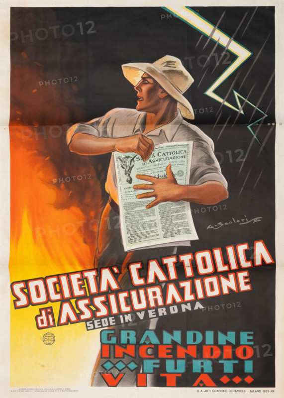 Società Cattolica di Assicurazione, 1935. Creator: Scolari, Giovanni (1882-1956).