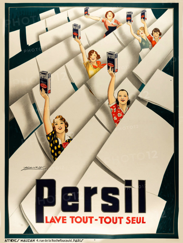 Persil: Lave Tout - Tout Seul, 1935. Creator: Mauzan, Luciano Achille (1883-1952).