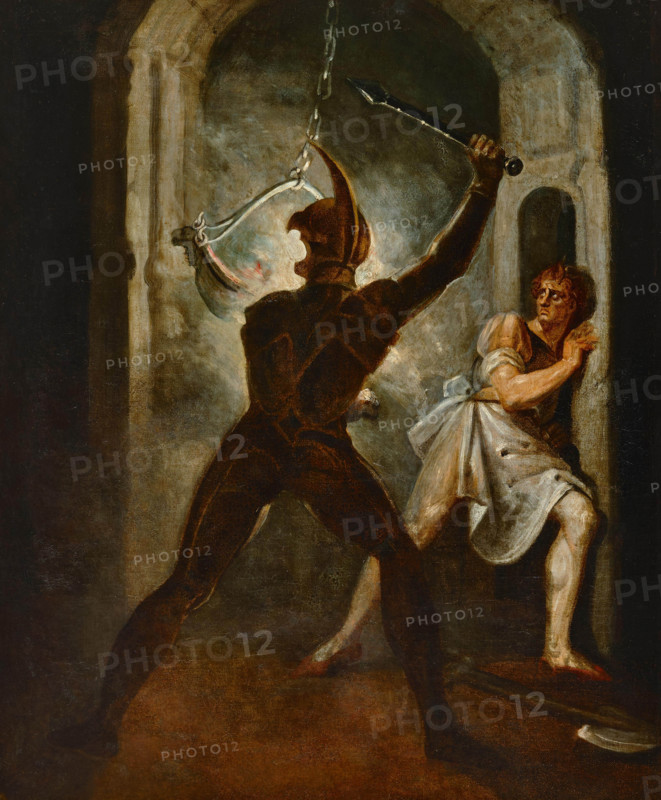 The Tomb of Rosicrucius, 1803. Creator: Füssli (Fuseli), Johann Heinrich (1741-1825).