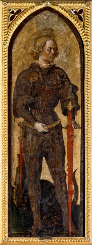 Saint George, c1465-1470. Creator: Bembo, Benedetto (c. 1423-1489).