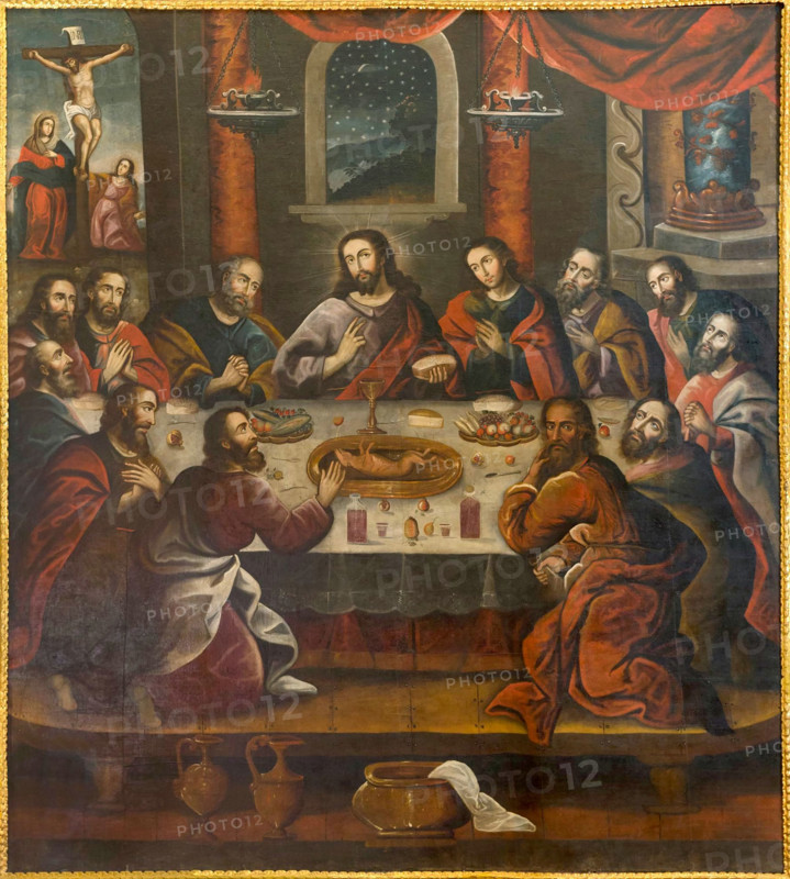 The Last Supper, 1748. Creator: Zapata, Marcos (1710-1773).