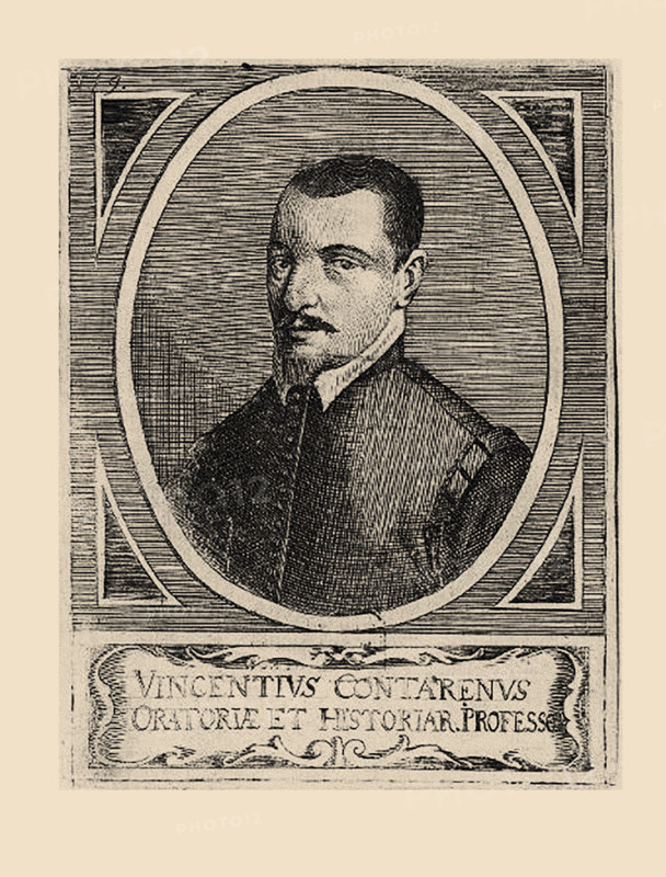 Portrait of Vincenzo Contarini (1577-1617) From: Illustrium virorum elogia iconibus exornata, 1630. Creator: Jérôme, David (1605-1670).