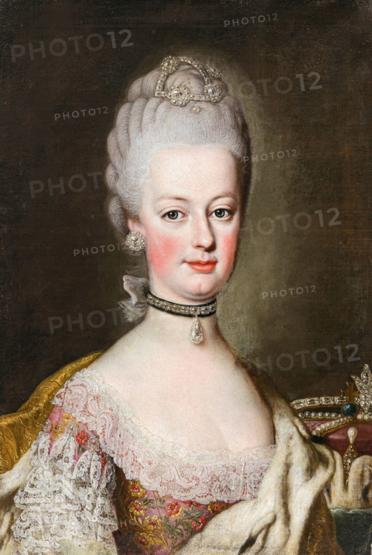 Portrait of Archduchess Maria Antonia of Austria (1755-1793), the later Queen Marie... 1770. Creator: Militz, Johann Michael (1725- 1779).