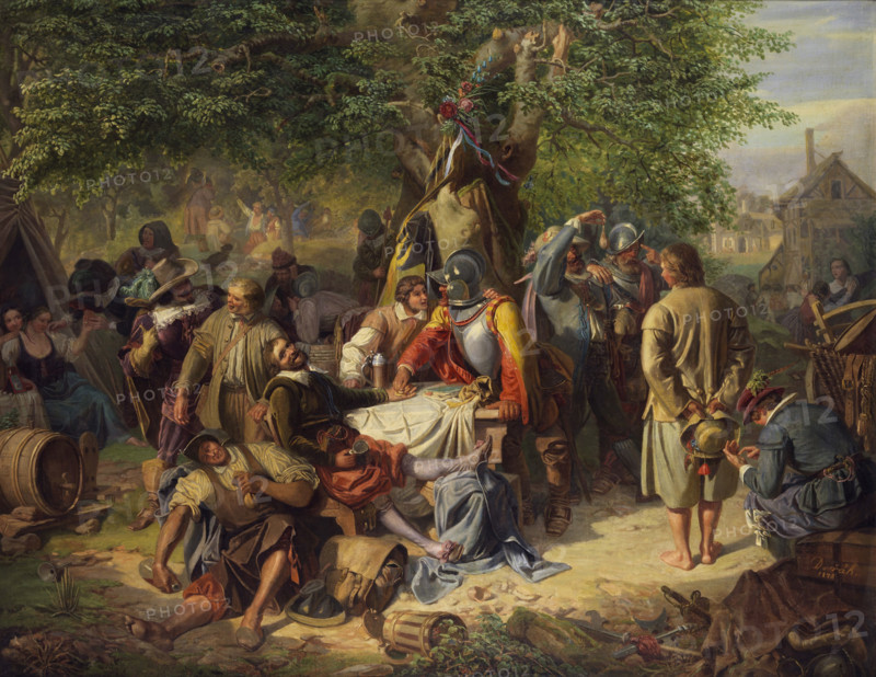 After the looting, 1848. Creator: Dvorak, Antonin (1817-1881).