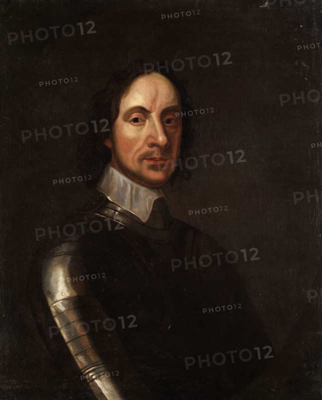 Portrait of Oliver Cromwell (1599-1658), 17th century. Creator: Hannemann, Adriaen (1601-1671).