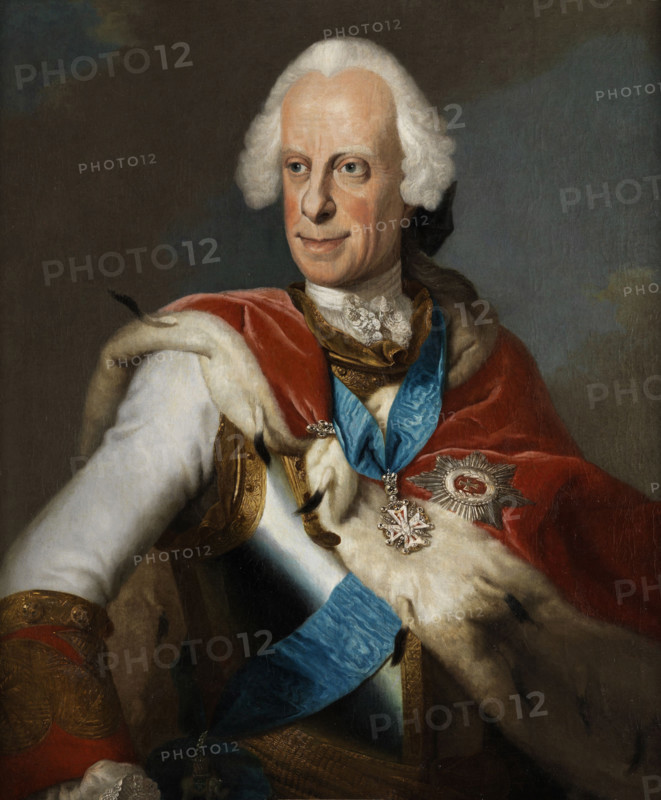 Portrait of Louis VIII (1691-1768), Landgrave of Hesse-Darmstadt. Creator: Fiedler, Johann Christian (1697-1765).