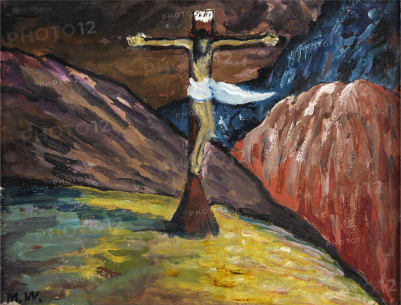 Calvary, c1910. Creator: Werefkin, Marianne, von (1860-1938).