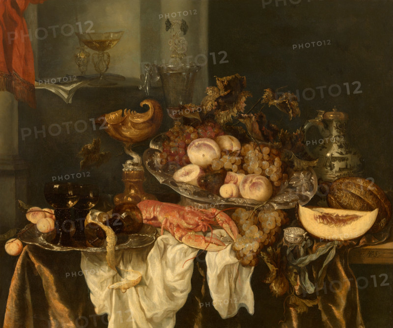 Pronk Still Life with a Lobster. Creator: Beijeren, Abraham Hendricksz, van (1620/21-1690).