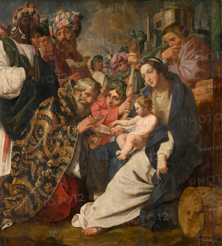 The Adoration of the Magi, c1616. Creator: Janssens, Abraham (c. 1573-1632).