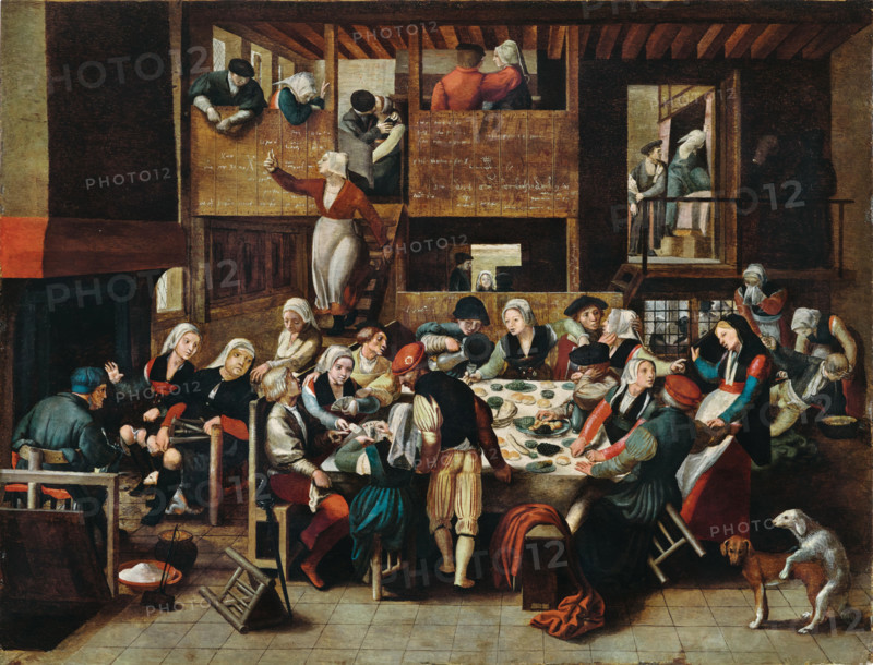 A brothel scene. Creator: Brunswick Monogrammist (active c 1525-1555).
