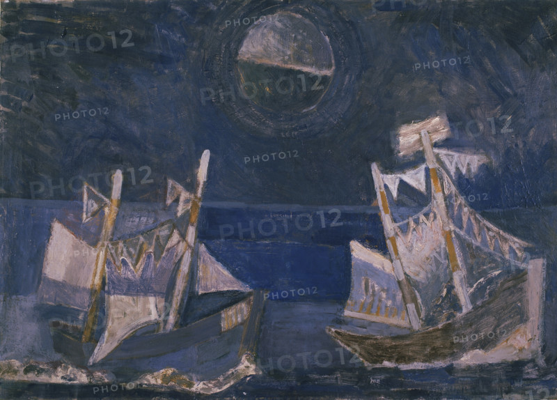 Blue Seascape. Creator: Van der Giessen, Arie (1896-1950).